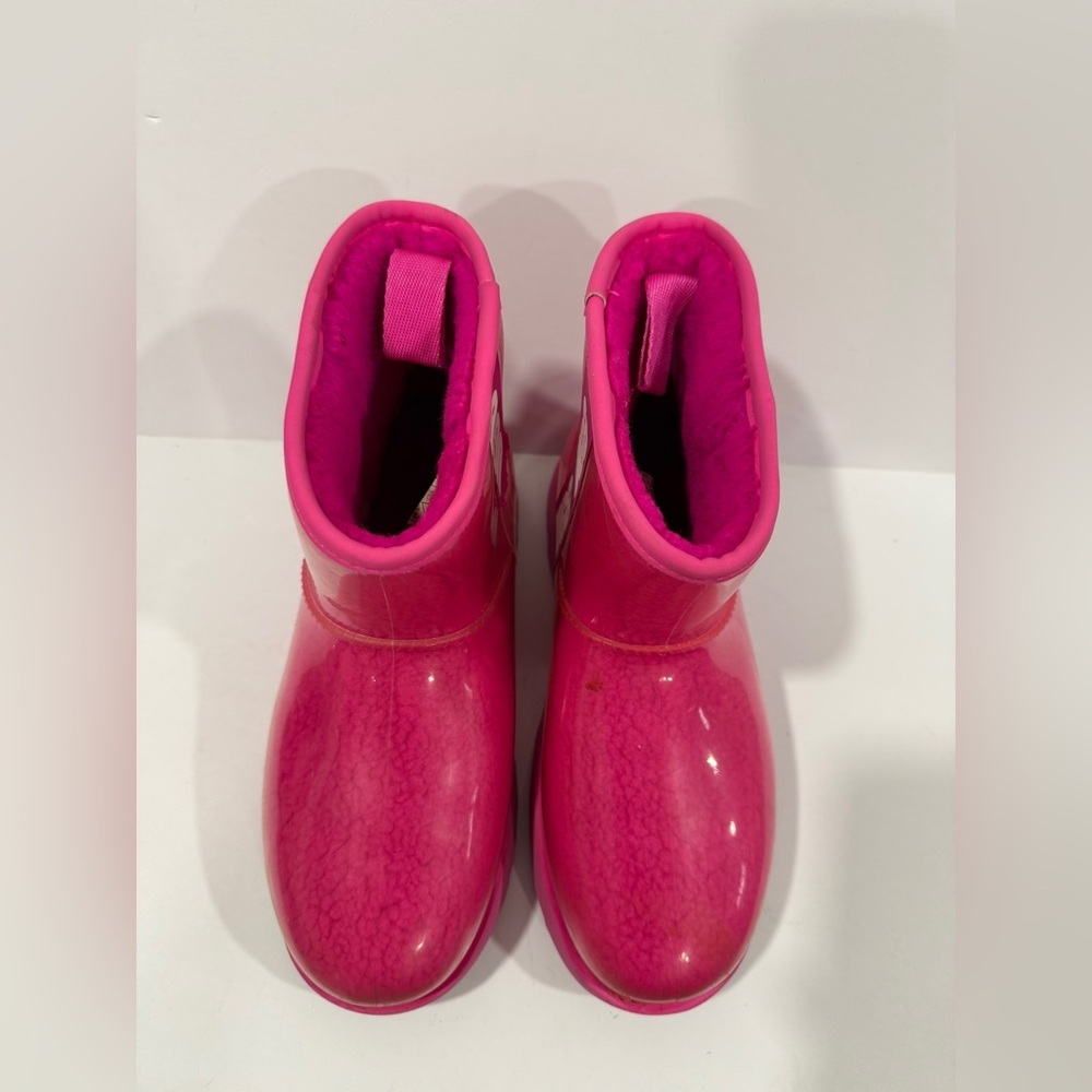UGG Pink Clear Mini Boots Women’s 7 Waterproof Shearling Cozy Winter - Picture 14 of 14